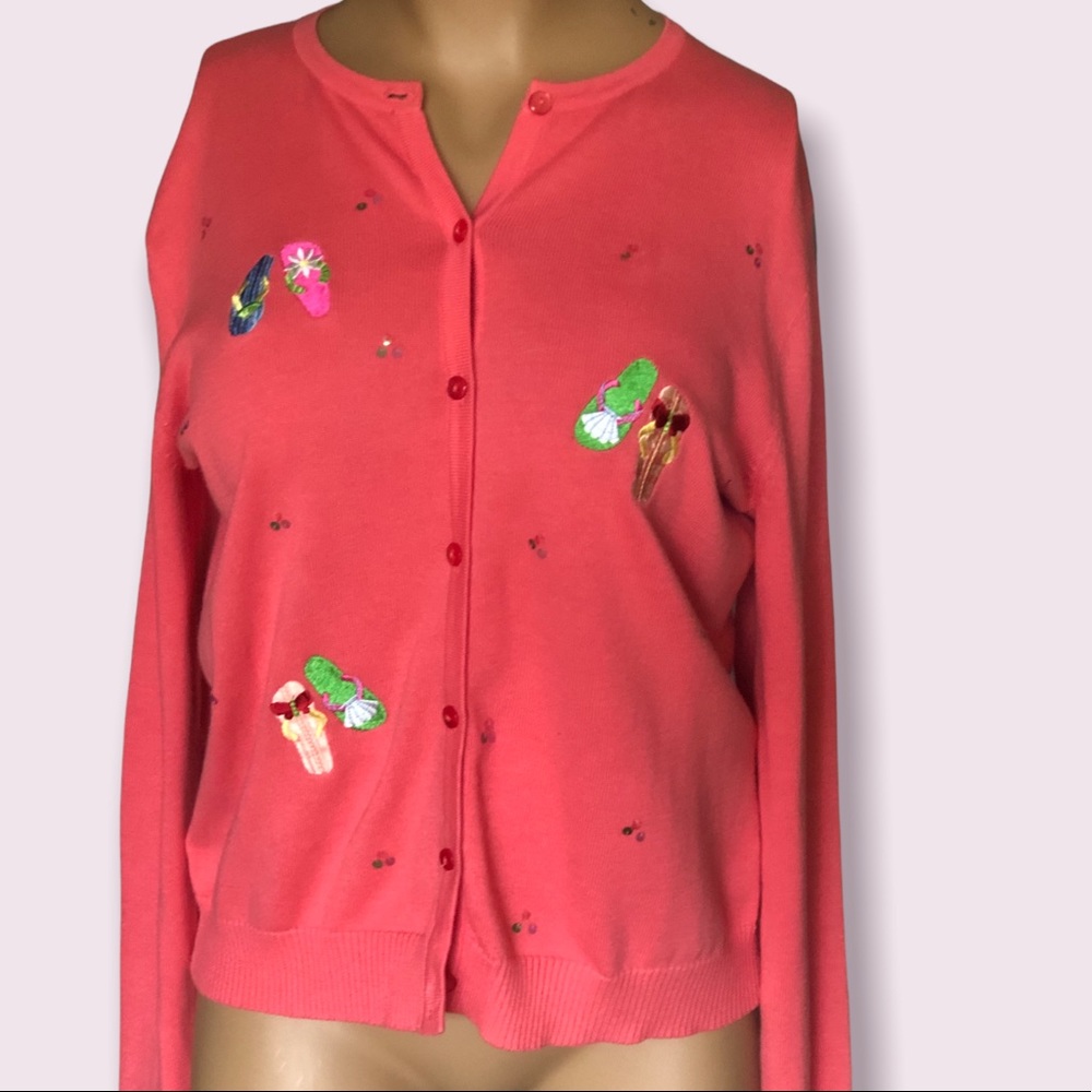 Salmon Cardigan